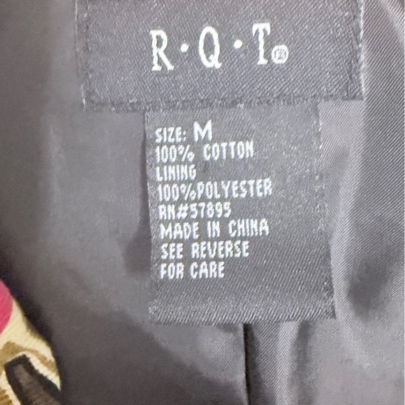 Colorful Leaf Pattern Blazer - Picture 4 of 13